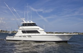65' Hatteras Enclosed Bridge Custom 1989 - SCOTT FREE