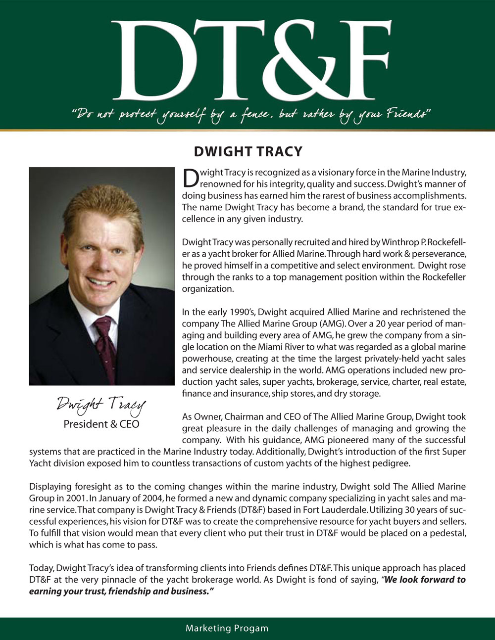 DT&F Yacht Sales Marketing Program picture 2