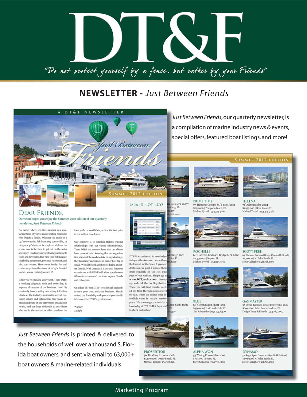 DT&F Yacht Sales Marketing Program picture 4