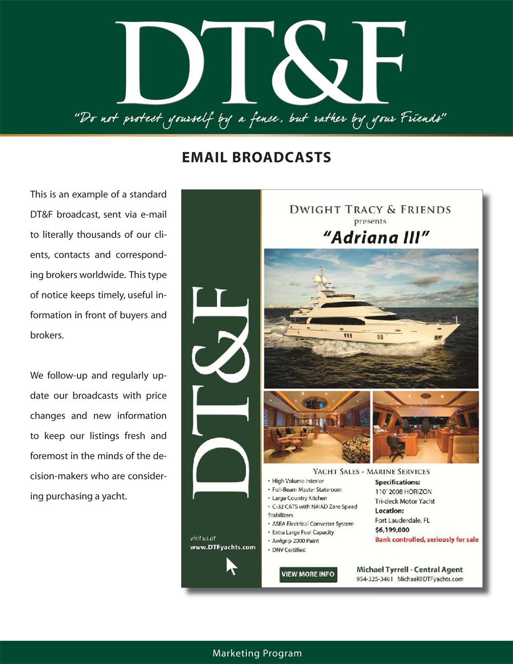 DT&F Yacht Sales Marketing Program picture 6