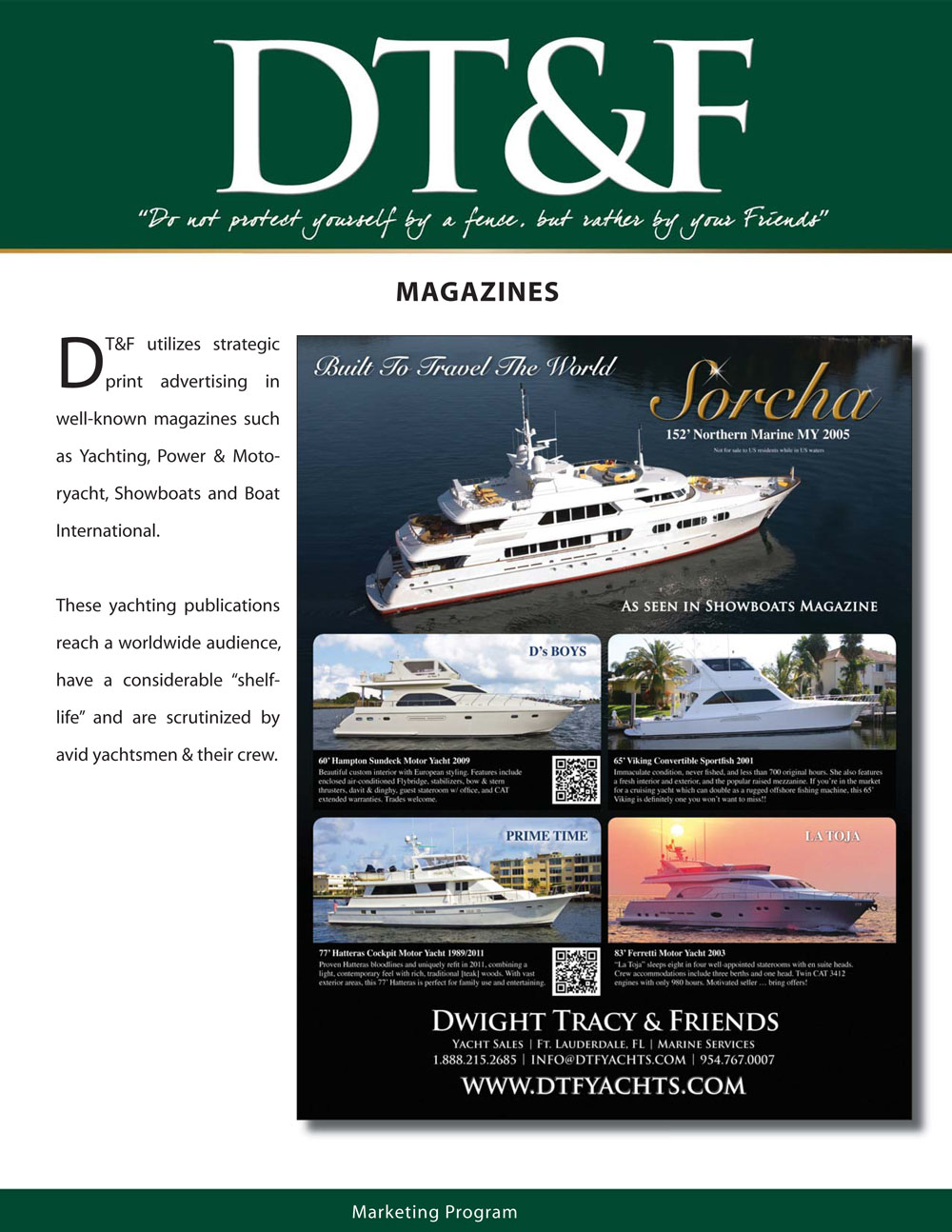 DT&F Yacht Sales Marketing Program picture 8